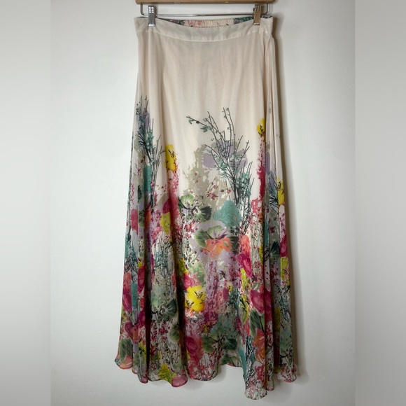 Mix Nouveau Dresses & Skirts - MIX NOUVEAU Pleated Floral  Bright multicolored Skirt Size M